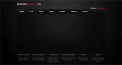 Desktop Screenshot of modernikoupelny.eu